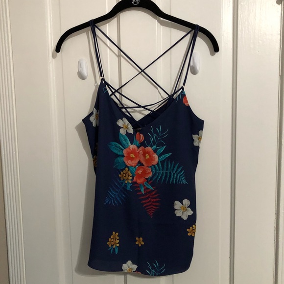 Express Hawaiian print float tank - Picture 1 of 3